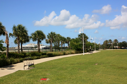 Albert Whitted Park is expansive and well-maintained.