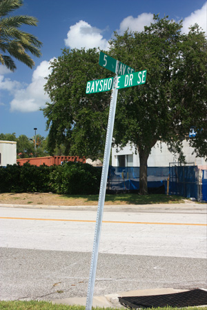 Albert Whitted Park is at Bayshore Drive and 5th Ave South.