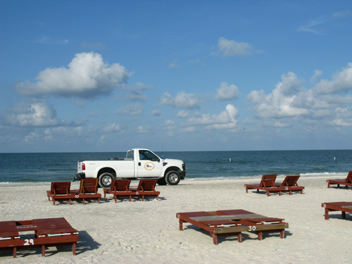 archibald park beach is kept beautiful by the city of madeira beach fl