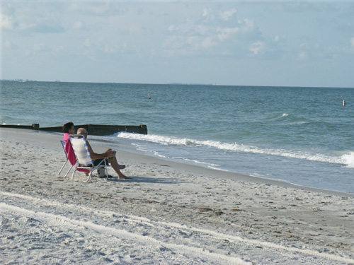 archibald park beach visitors enjoy the laid back florida lifestyle