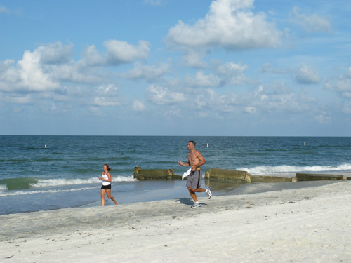 archibald park beach younger visitors enjoy a more active morning