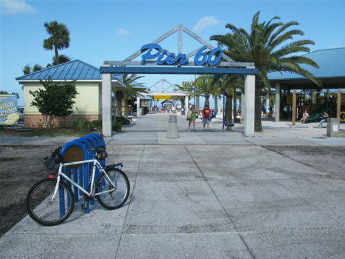 pier 60 at clearwater beach is right across the street from the beach shanty cafe on clearwater beach fl 
