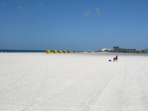 black friday shopping on the beach