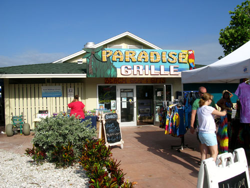 breakfast at paradise grille on pass-a-grille beach