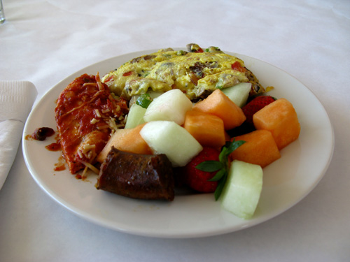 hurricane restaurant buffet plate