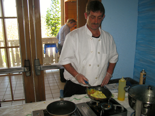 hurricane restaurant chef will cooks omelets on request