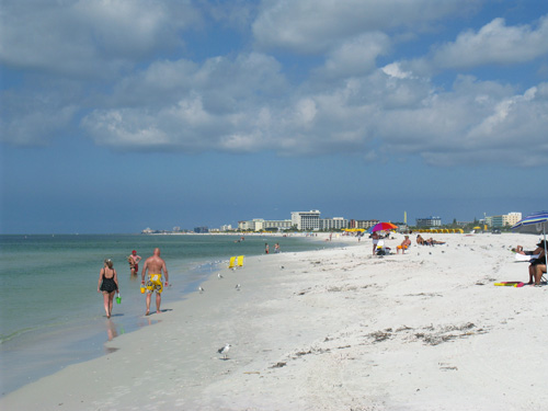 First nice day to run on the beach