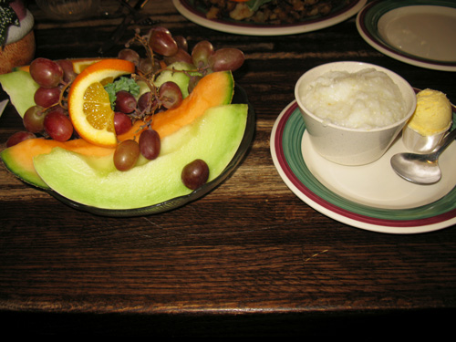 frog pond restaurant north redington beach fl on gulf blvd fruit bowl and grits