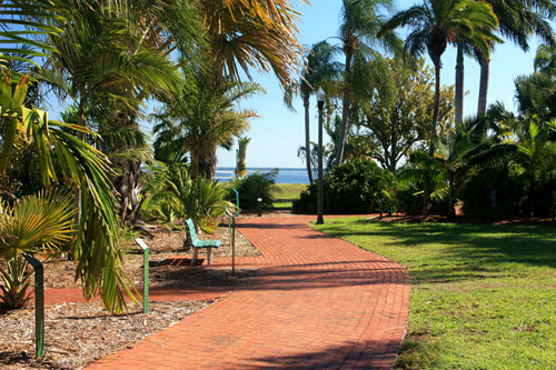 gizella kopsick palm arboretum path to the north