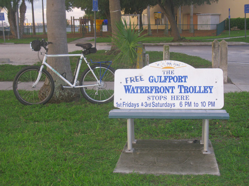 The start of my breakfast ride in Gulfport FL