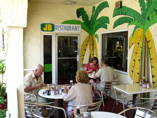 jbs island cafe has outside patio seating in the beautiful florida sea air
