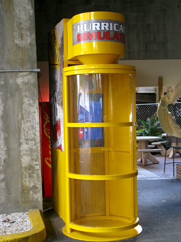 hurricane simulator at the boardwalk in johns pass fl