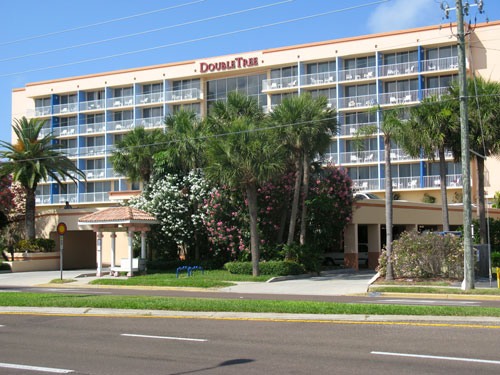 the mangos restaurant brunch is located in the double tree resort on north redington beach fl