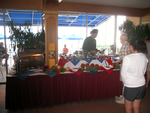 the omelet at the mangos restaurant brunch on north redington beach fl