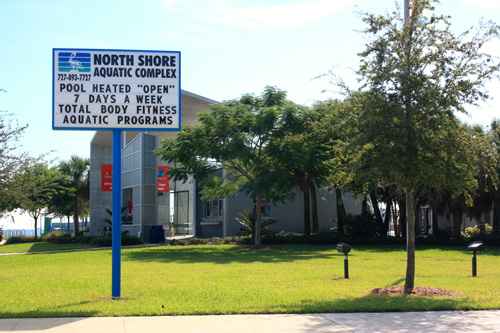 north shore park st. petersburg florida sign