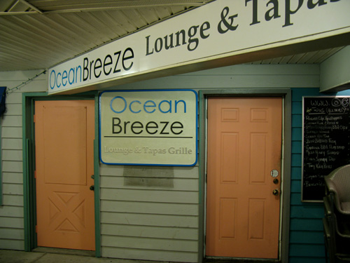 ocean breeze restaurant is an upscale eatery offering tapas cuisine
