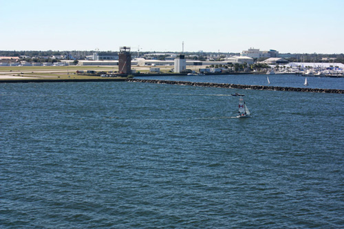 on top of st pete pier view albert whitted airport