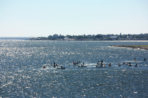 on top of st pete pier view boating class