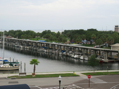 rocky horror show from st pete yacht club balcony