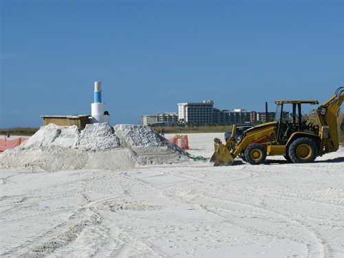 sand sculpture contest 2010 treasure island florida building the centerpiece