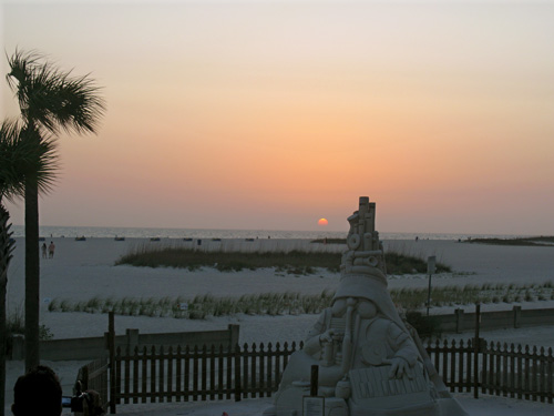 sloppy joes bar sunset over the gulf of mexico