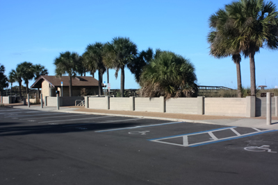 st pete municipal beach parking lot