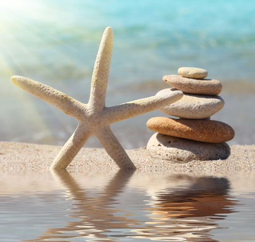 Stacking rocks on the Florida beach can be an artistic endeavor as well as a spiritual one.