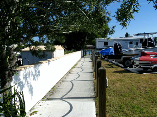 sunset beach boardwalk ends