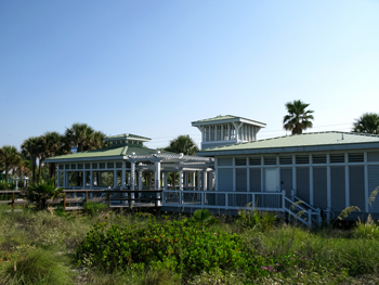 sunset beach pavilion for florida beach weddings