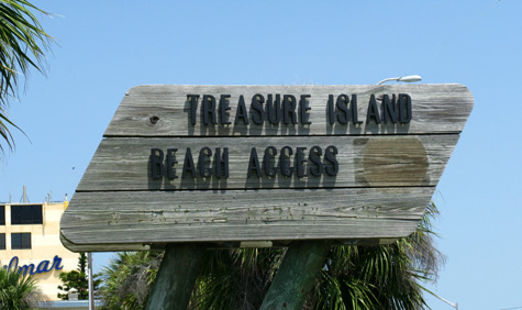 treasure island park public beach access