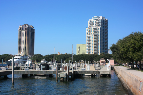 vinoy park is a great place to view downtown st pete