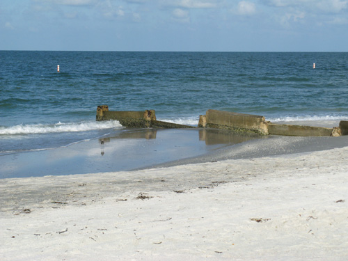 archibald park beach groin to protect from the effects of erosion