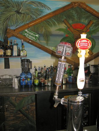 the bamboo beer garden inside bar