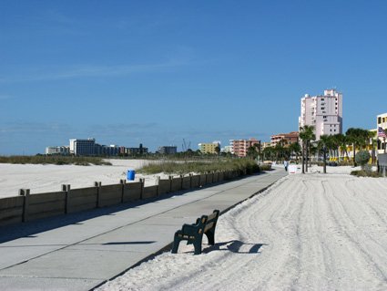 beach workout on the treasure island beachtrail