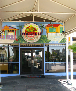 cha cha coconuts entrance st pete pier