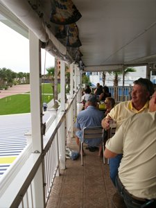 crabbys bar and grill upstairs view clearwater beach fl