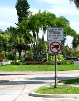 clearwater north beach residential area