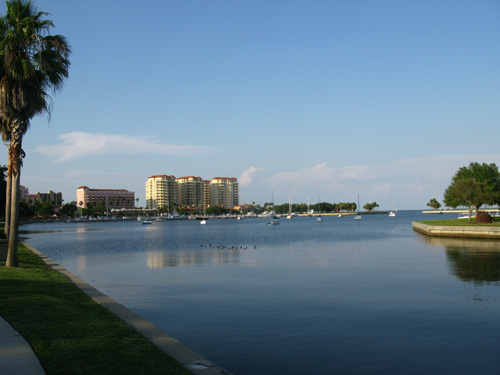 dinner at frescos walk to vinoy basin