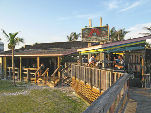 Dinner At Jimmy B's Beach Bar