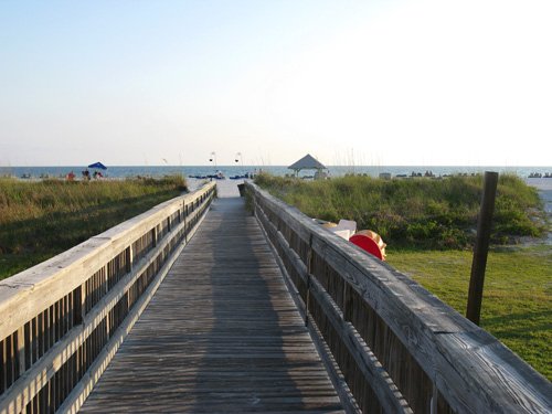 dinner at jimmy b's beach bar walkover to beach