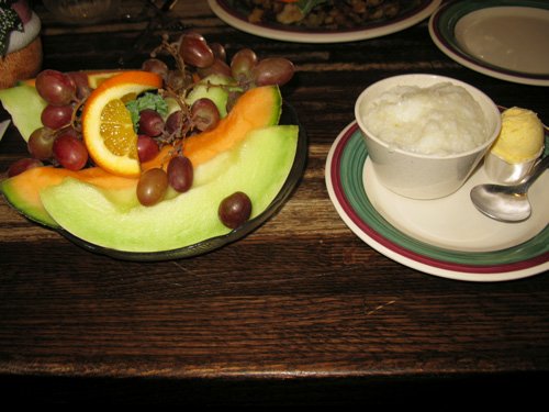 frog pond restaurant north redington beach fl on gulf blvd fruit bowl and grits