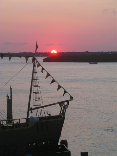 John's Pass at sunrise.