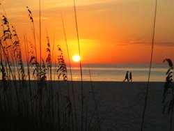 florida beach vacation sunset