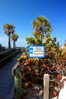 madeira beach fl public beach access