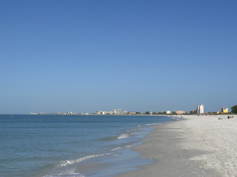 new years day run on treasure island beach