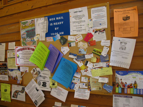 pass-a-grille historic district old post office bulletin board on 8th avenue