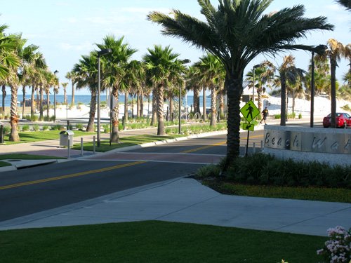 the view from breakfast at post corner restaurant