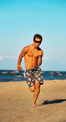 running for fat loss is just one part of the equation for burning belly fat on the florida beach