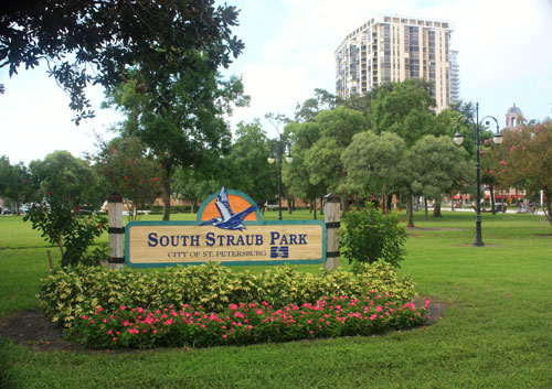 south straub park in st petersburg florida view of whole park
