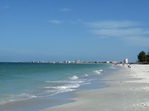 sunset beach florida look north